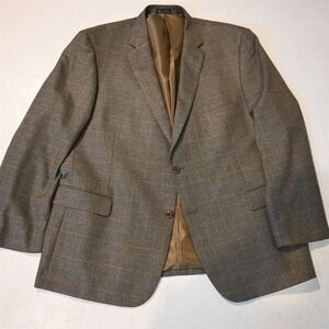Jean-Paul Germain 50L Brown Nailshead Mens Blazer Suit Jacket Sport Coat